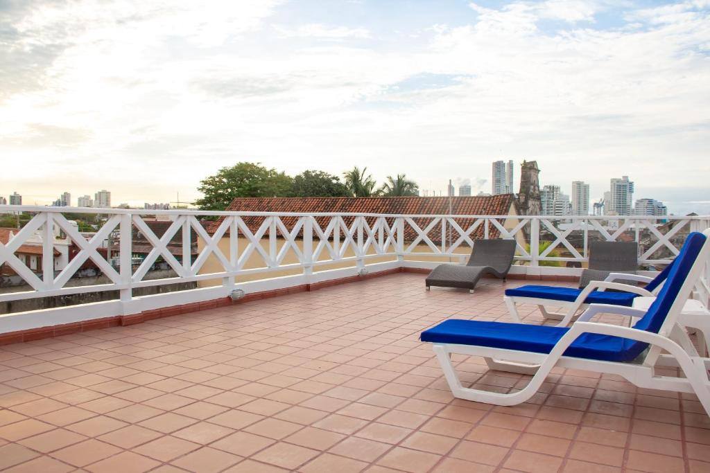 Casa Villa Colonial: Balcony/terrace