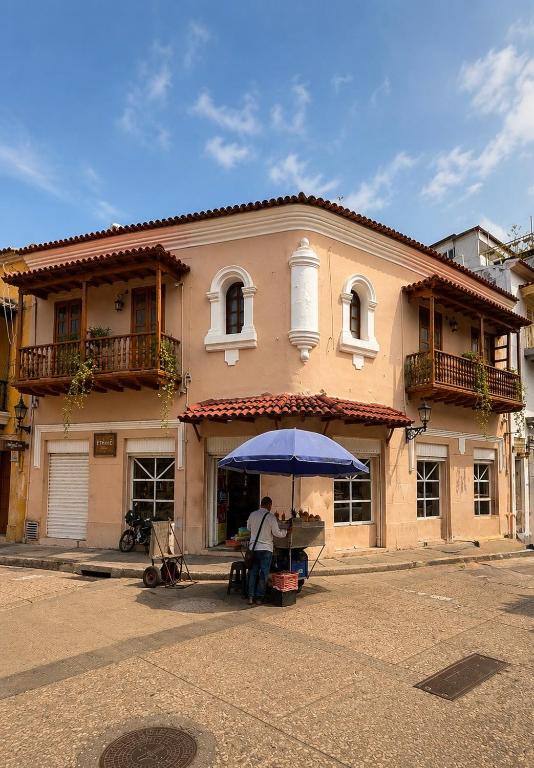 Ethnic Thematic Hotel: Exterior view