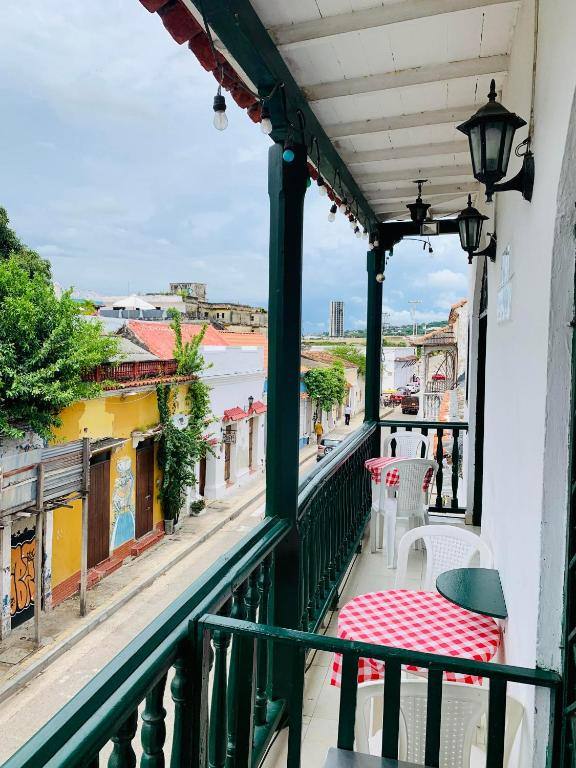 Getsemani Hostal: Balcony/terrace