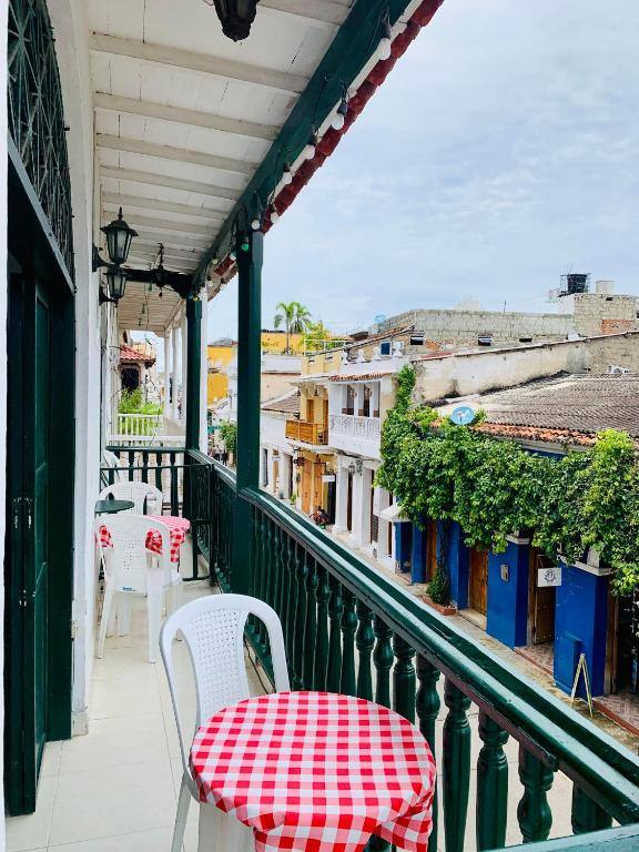 Getsemani Hostal: Balcony/terrace