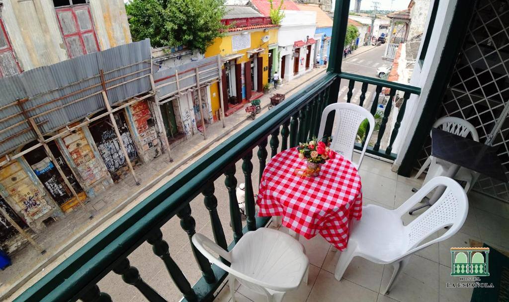 Getsemani Hostal: Balcony/terrace