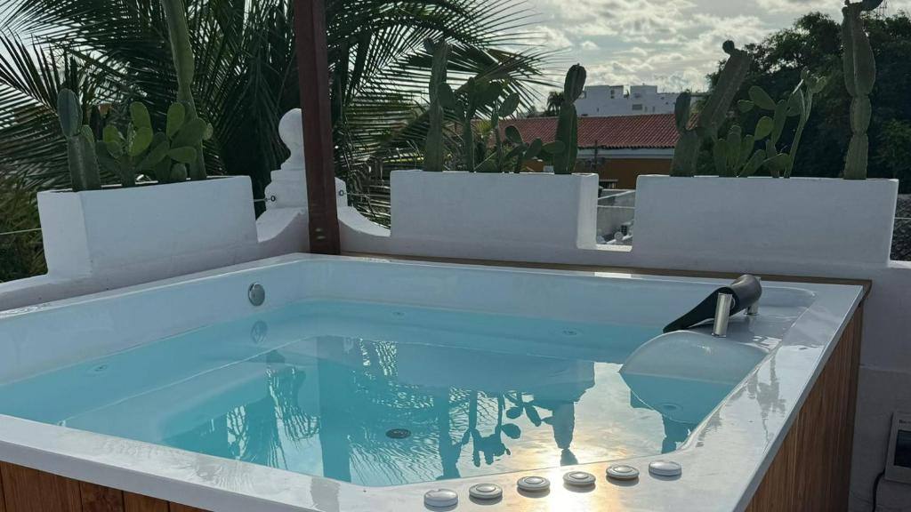Hotel Casa de las Palmas: Hot tub