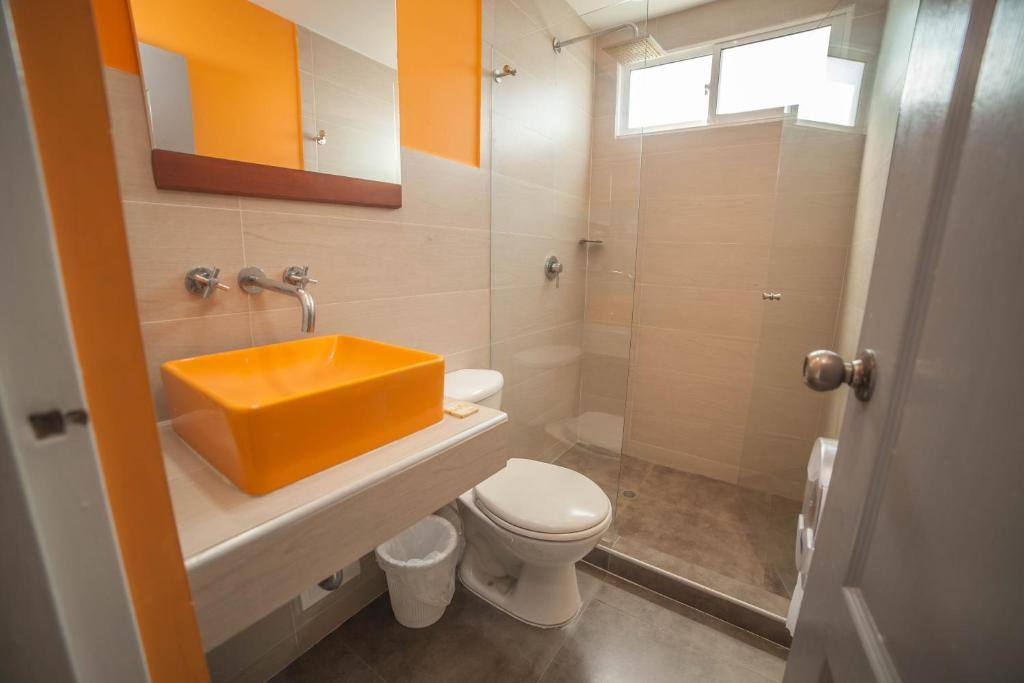 Hotel Mar Del Plata: Shower