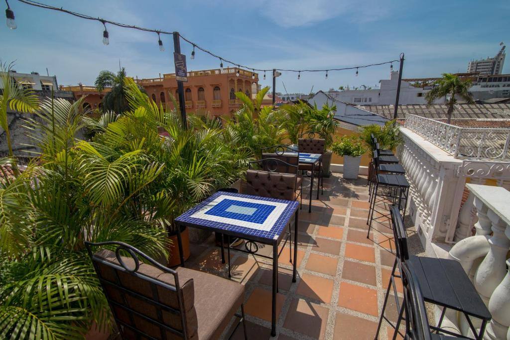 Life is Good Cartagena Hostel: Balcony/terrace