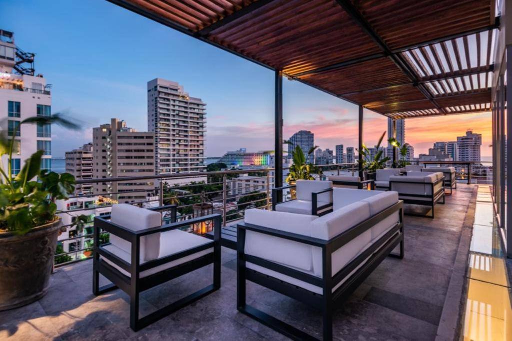 OZ Luxury Hotel Cartagena: Balcony/terrace