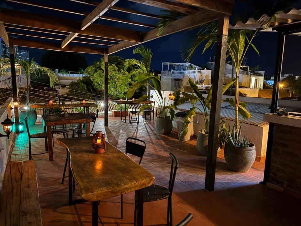 Pachamama Hostel Cartagena: Balcony/terrace