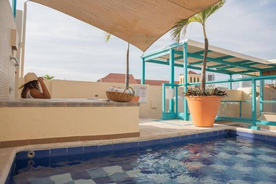 Posada La Fe: Hot tub