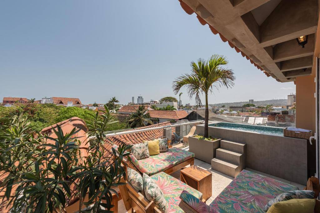 Townhouse Boutique Hotel: Balcony/terrace