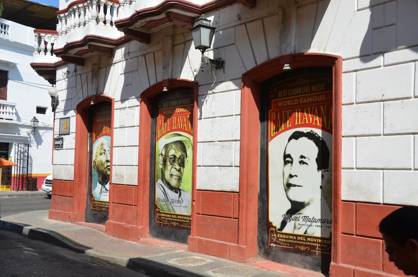 A street scene in Getsemaní